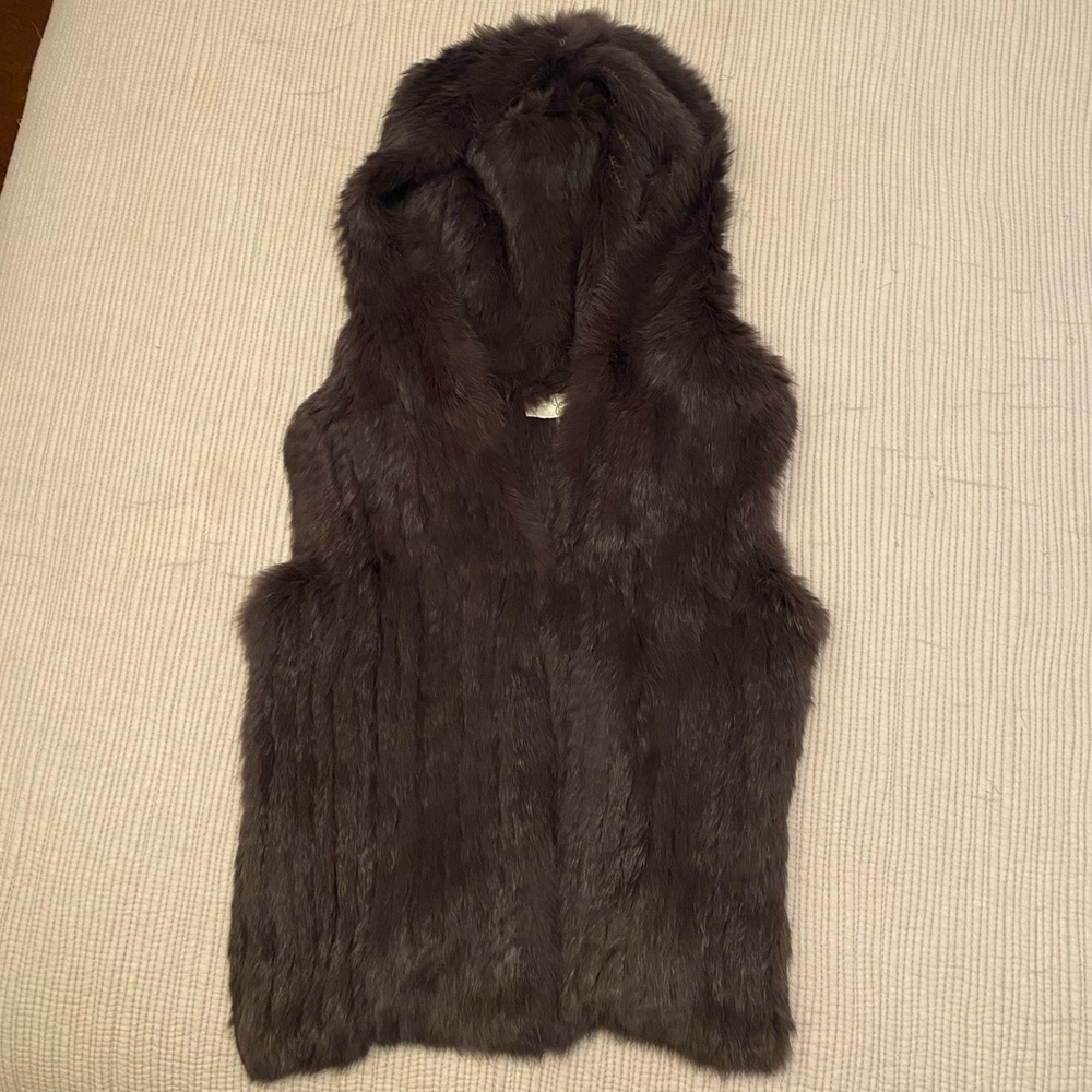 Joie rabbit fur vest